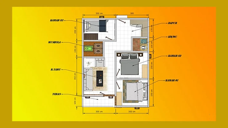 Model Rumah 6x8 dengan Biaya 30 Juta